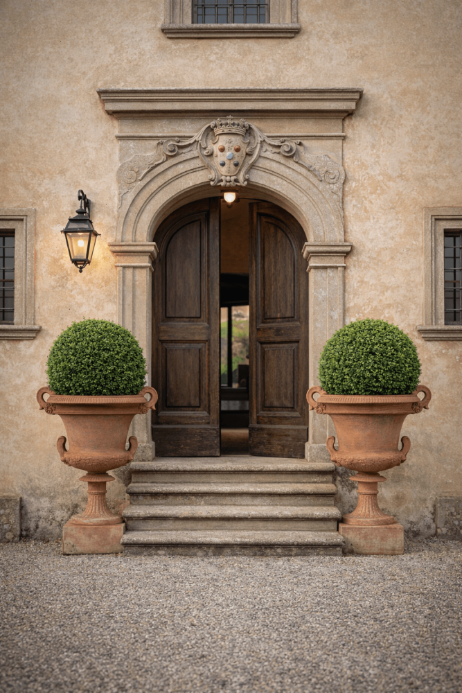 Grande vase en terre cuite d’Impruneta  représentatif 53 x 65h– élégance intemporelle pour l’extérieur